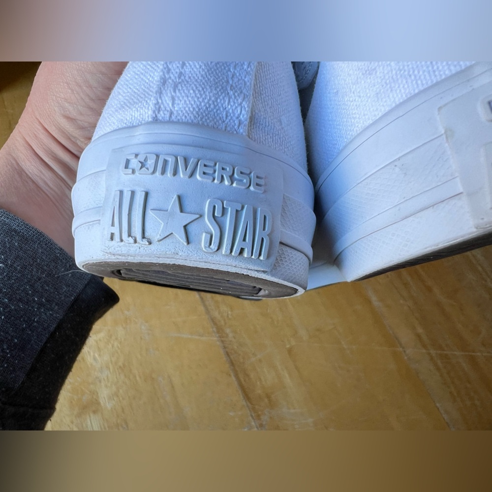 Converse All Star White High-Tops - Picture 9 of 16